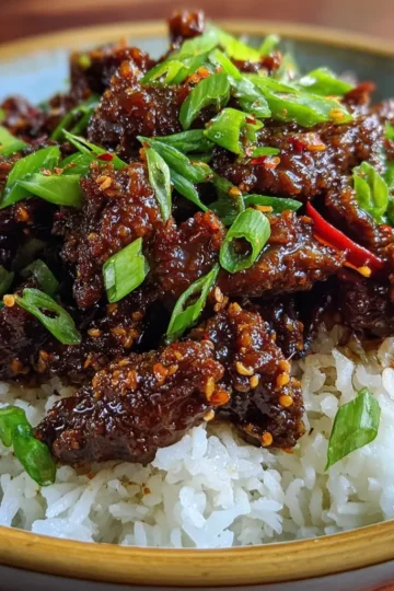 Super Easy Mongolian Beef