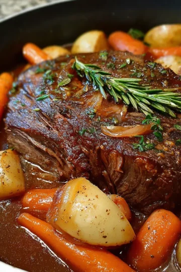 Easy Beef Pot Roast with Rich Gravy