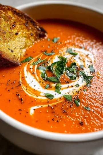 Creamy Tomato Soup (Copycat Panera Style)