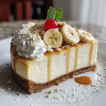 Banana Cream Cheesecake