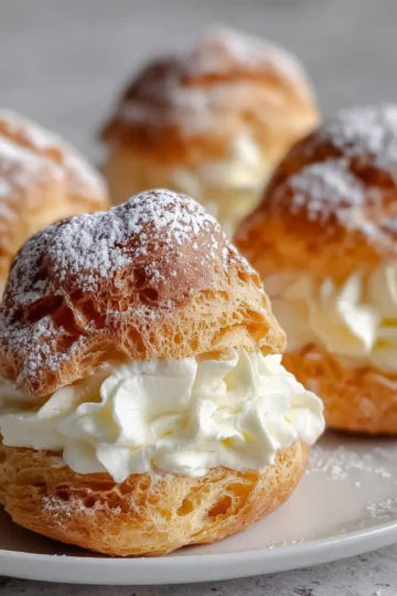 Easy Homemade Cream Puffs