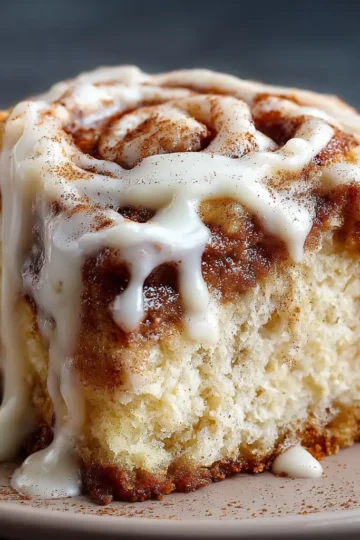 Cinnamon Roll Poke Cake