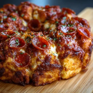 Pizza Monkey Bread with Pepperoni recipe