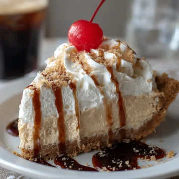 Root Beer Float Pie