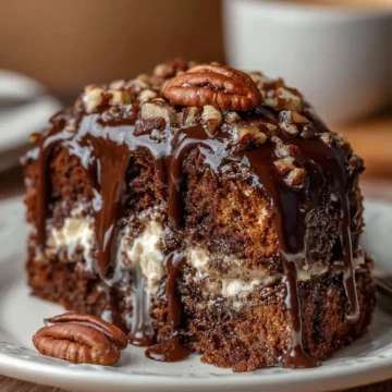 Gooey Chocolate Pecan Dream Cake