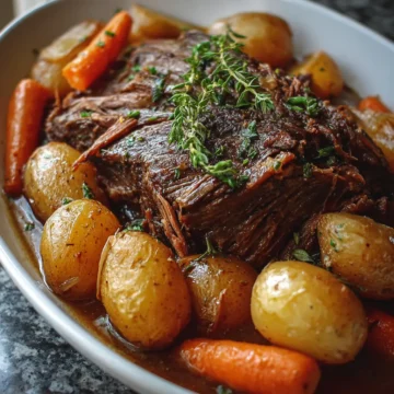 Slow-Cooker Pot Roast with Vegetables