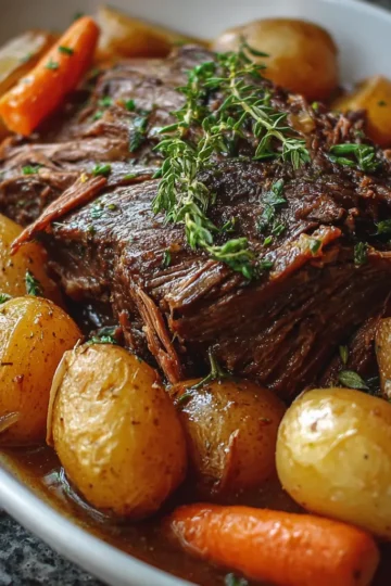Slow-Cooker Pot Roast with Vegetables