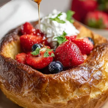 Air Fryer French Toast Bread Bowl