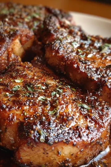 Delicious Brown Sugar Beef Chops