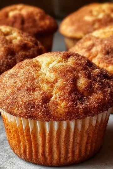 Snickerdoodle Muffins – Warm Cinnamon-Sugar Goodness 🍂🌟