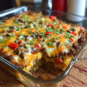 Philly Cheesesteak Casserole