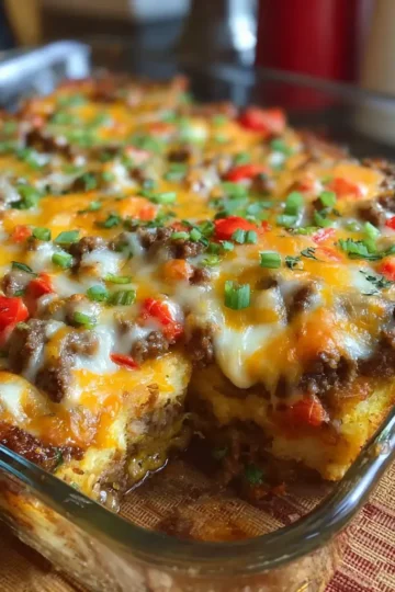 Philly Cheesesteak Casserole