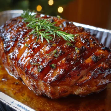 Irresistible Honey Brown Sugar Chicken Ham Glaze for Your Holiday Feast