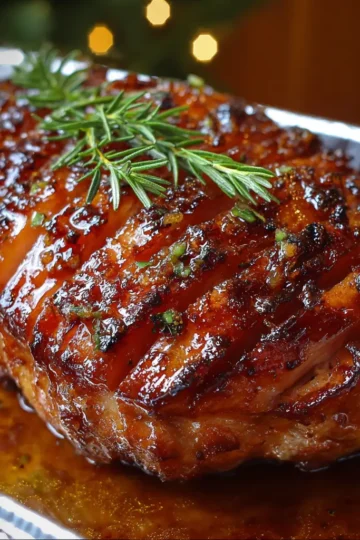 Irresistible Honey Brown Sugar Chicken Ham Glaze for Your Holiday Feast