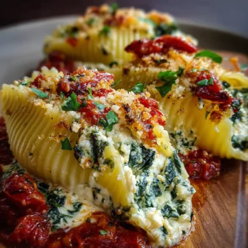 Spinach & Ricotta Stuffed Pasta