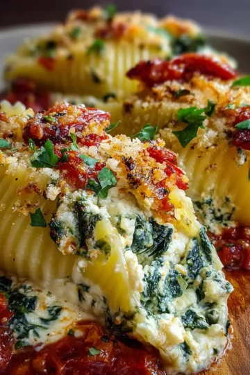 Spinach & Ricotta Stuffed Pasta