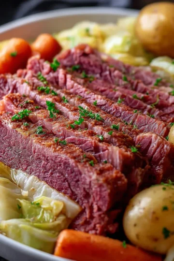 Crockpot Corned Beef and Cabbage