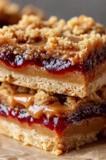 Peanut Butter & Jelly Bars