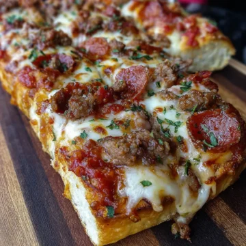 Meat Lovers Pizza Bread