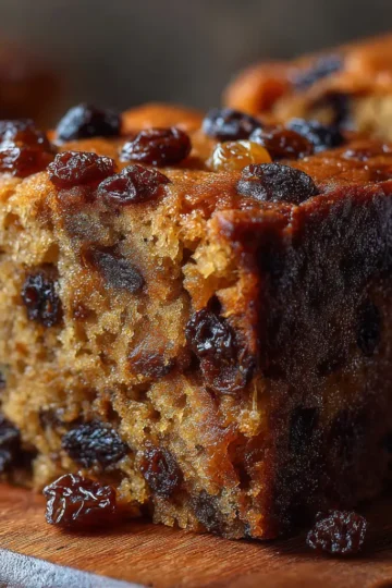 Old-Fashioned Raisin Cake