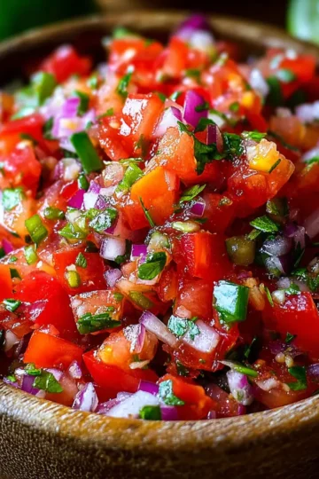 Vibrant & Tangy Pico de Gallo