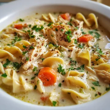 Creamy Chicken Noodle Soup