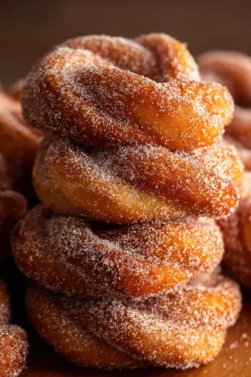 Cinnamon Sugar Twist Donuts