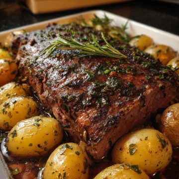 Roast Flank Steak with Potatoes