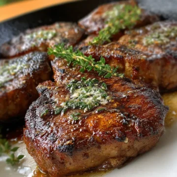 Delicious Brown Sugar Beef Chops