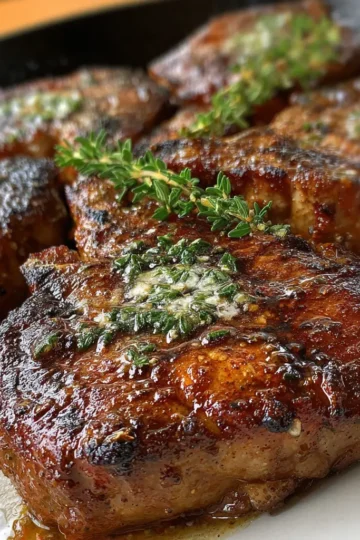 Delicious Brown Sugar Beef Chops
