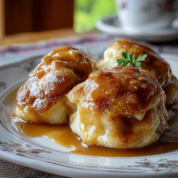 Easy 2-Ingredient Apple Pie Dumplings