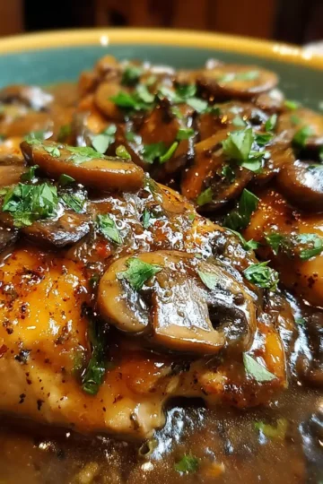 Slow Cooker Chicken Marsala