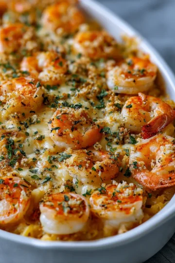 Baked Stuffed Shrimp Casserole
