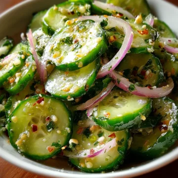 Refreshing Cucumber Salad