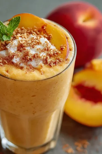 Peach Cobbler Smoothie