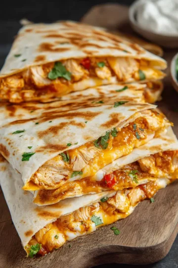 Taco Bell Chicken Quesadillas