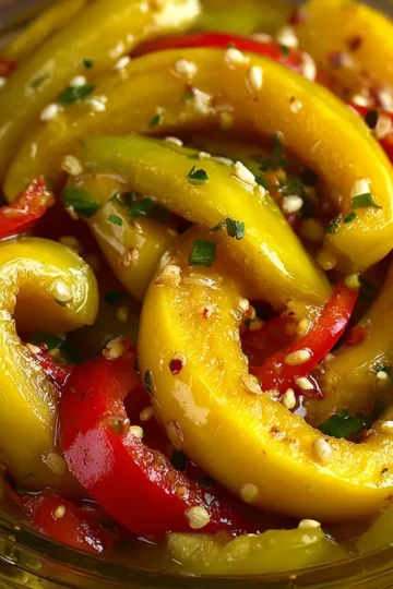 Sweet & Tangy Pickled Banana Peppers