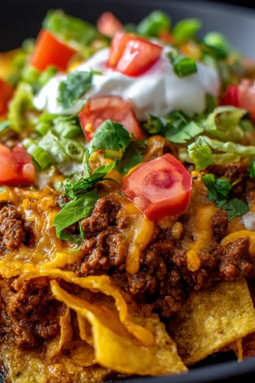 Walking Taco Casserole with Tortilla Chips