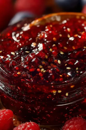 Mixed-Berry Honey Jalapeño Jam