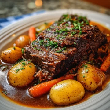 Savory Beef Pot Roast Delight