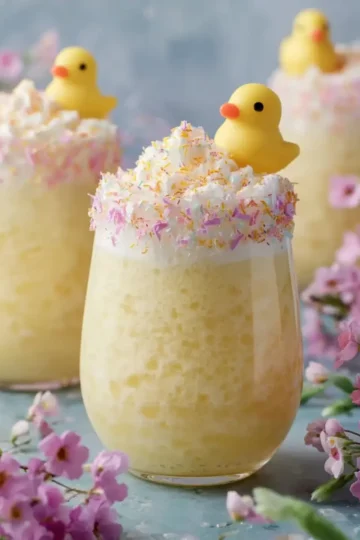 Chickie Colada Easter Mocktail