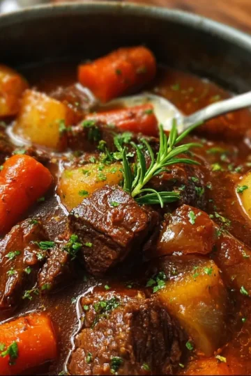 Best Beef Stew in Savory Sauce