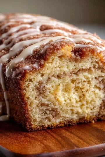 Deliciously Easy Cinnamon Donut Loaf