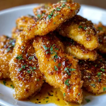 Air Fryer Honey Butter Garlic Chicken Tenders