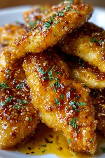 Air Fryer Honey Butter Garlic Chicken Tenders