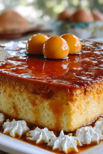 Torta Flan Cremosa