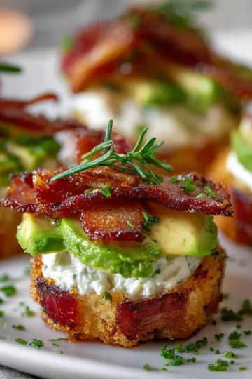 Cream Cheese Avocado Turkey Bacon Bites