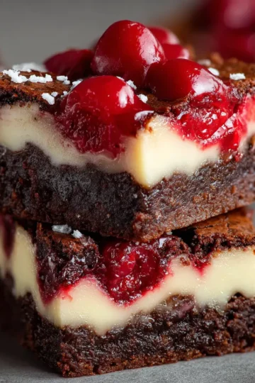 Cherry Cheesecake Brownies