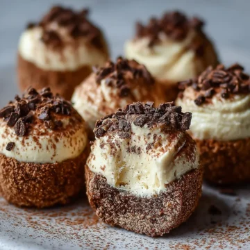 Espresso-Kissed Mascarpone Tiramisu Truffle Bites