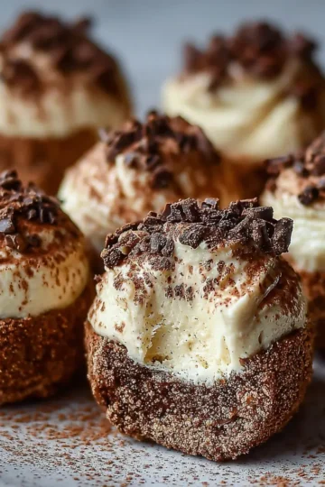 Espresso-Kissed Mascarpone Tiramisu Truffle Bites